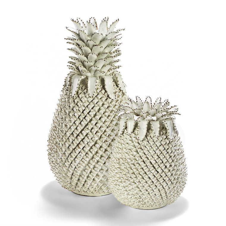 Pineapple Vase/Sculpture Small - 14 1/2" H x 8" Dia