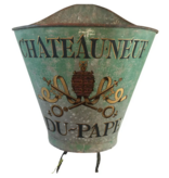French Metal Grape Gathering Basket - Circa 1890