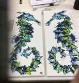 Seahorse Original Acrylic 8 x 20