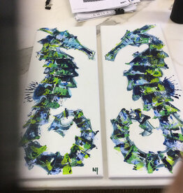 Seahorse Original Acrylic 8 x 20