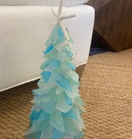Sea Glass  Tree Lg. 15"/ Assorted