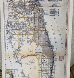 Florida East Coast Railway Print 10"Wx30"H
