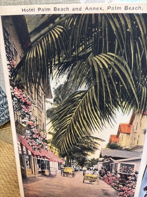 Hotel Palm Beach Print 18"w x 28"H