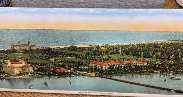 Palm Beach Breakers Print 14.5"Hx48"W