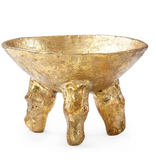 Akai Small Bowl/Gold Leaf 6W x 6D x 4H