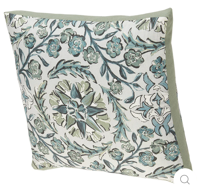 KAVALI SOFT SAGE W/ 2" KNIFE EDGE GUSSET - 22"