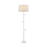 Piaf White Floor Lamp 69.5"h x 19"dia.