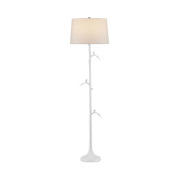 Piaf White Floor Lamp 69.5"h x 19"dia.