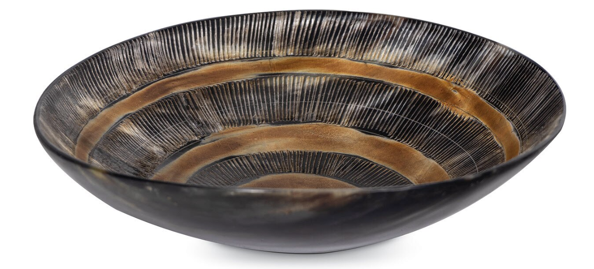 Seville Horn Bowl 7.5" W x 7.5" H