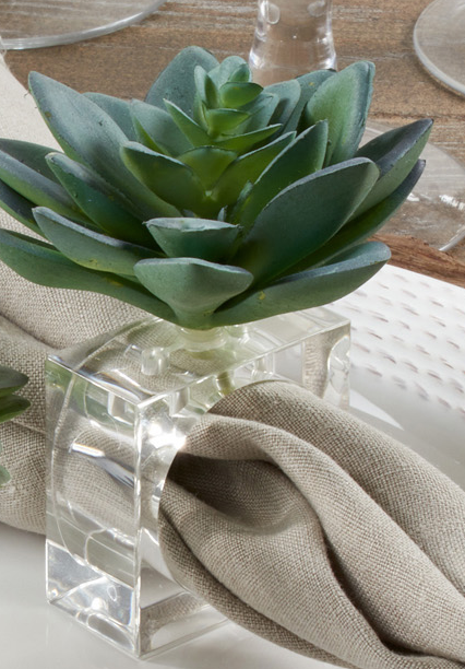 Succulent Napkin Ring