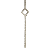 Cranston Buffet Lamp in Silver Leaf  34.75"H x 8.5" W