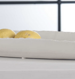 Pontoon Bowl - White Sand.    26W x 2H x 6D