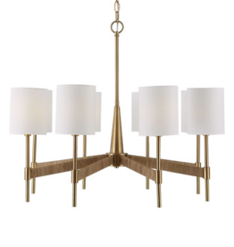 Lautoka, 8 Lt Chandelier -  26 H X 32 Dia. (in)