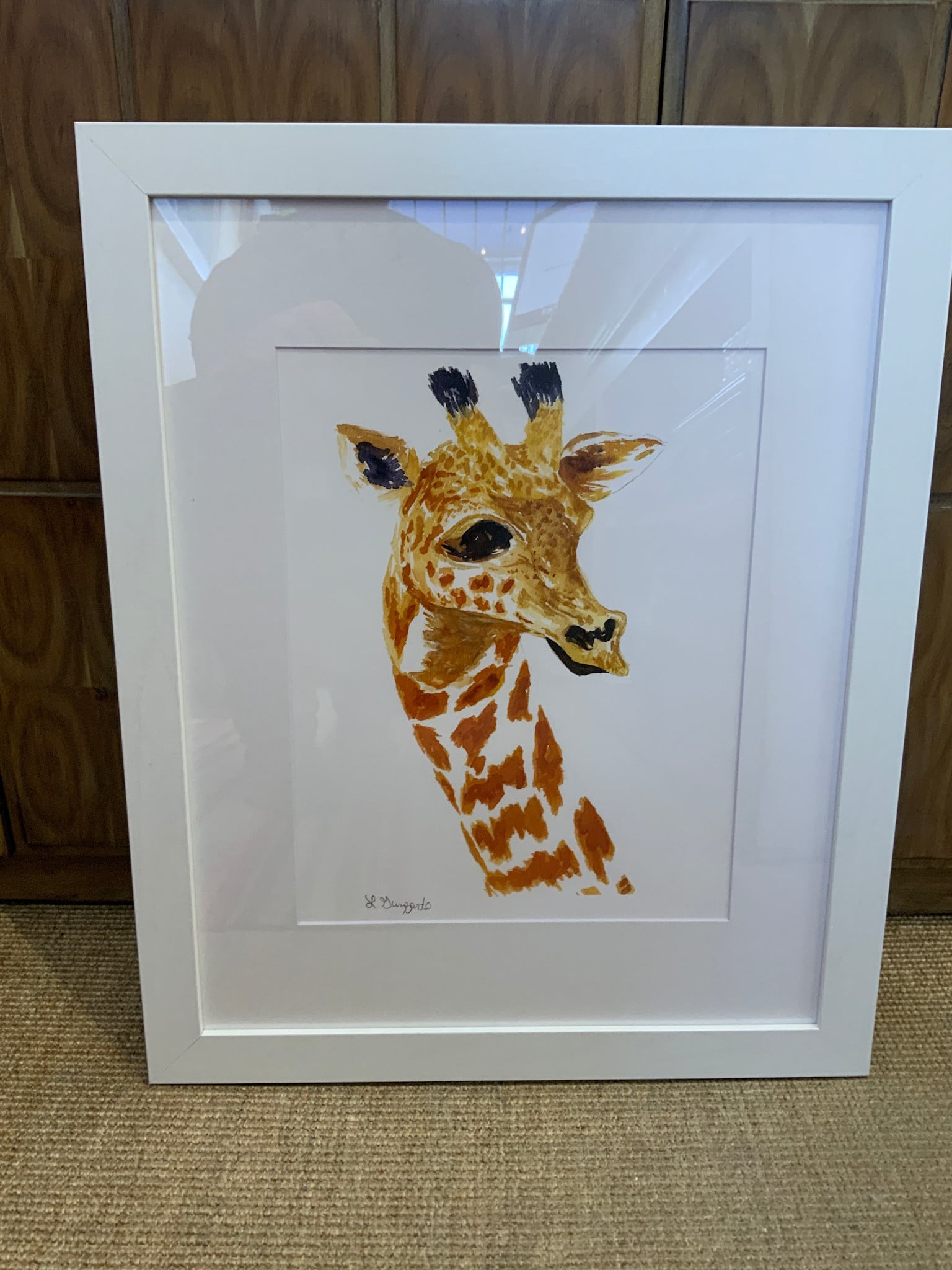 Giraffe Print 22" x 18"