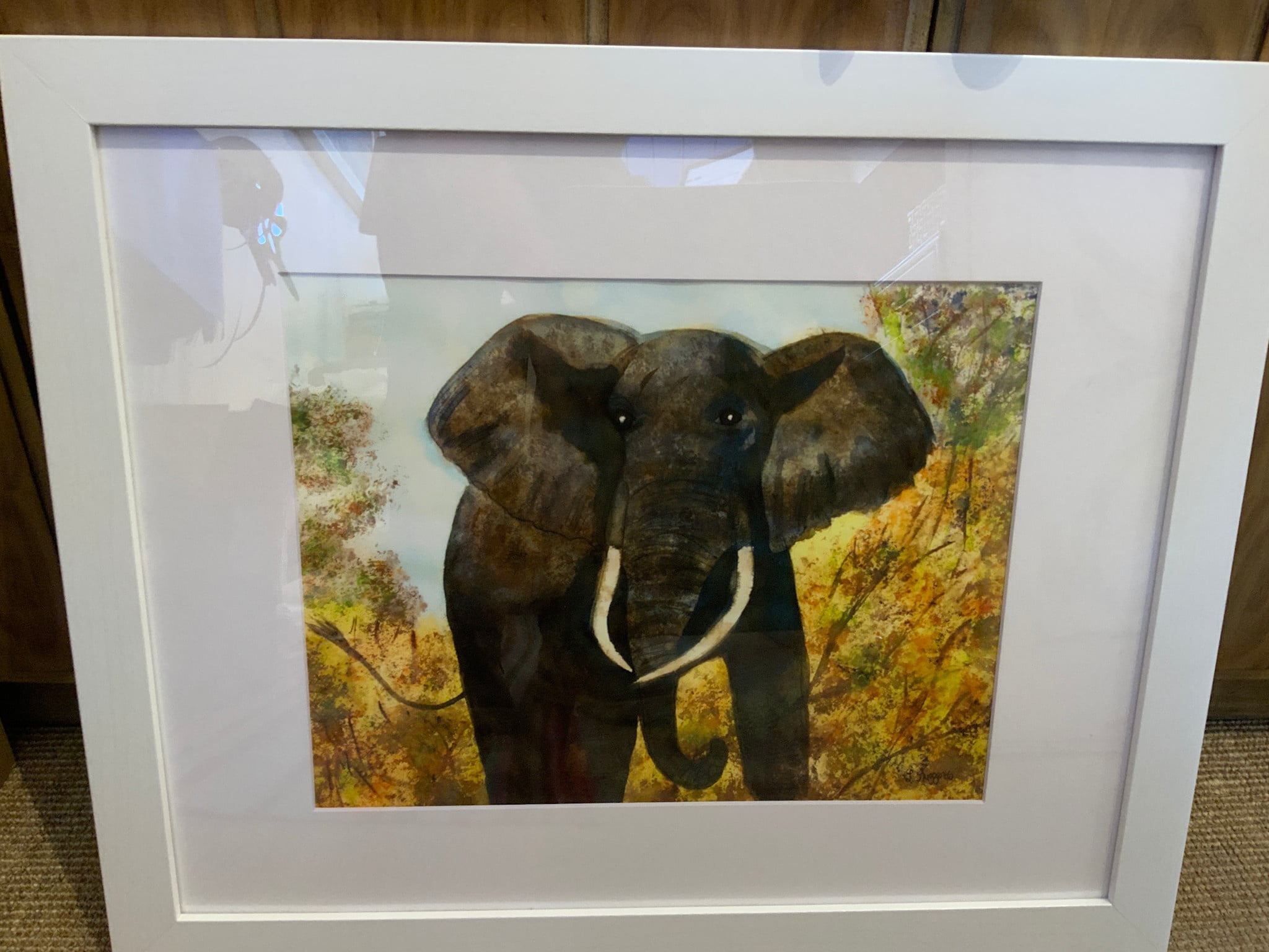 Elephant Print 22" x 18"