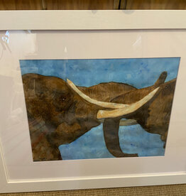 Elephants Print 22" x 18"
