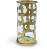 Dorian Metal Hurricane, Small - 6.75"d x 13.75"h