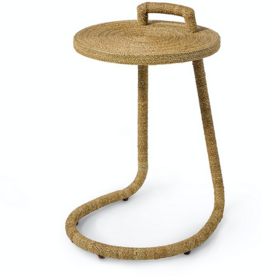 BRENNA C-SIDE TABLE, NATURAL - 17.5"l x 19.75"w x 27"h