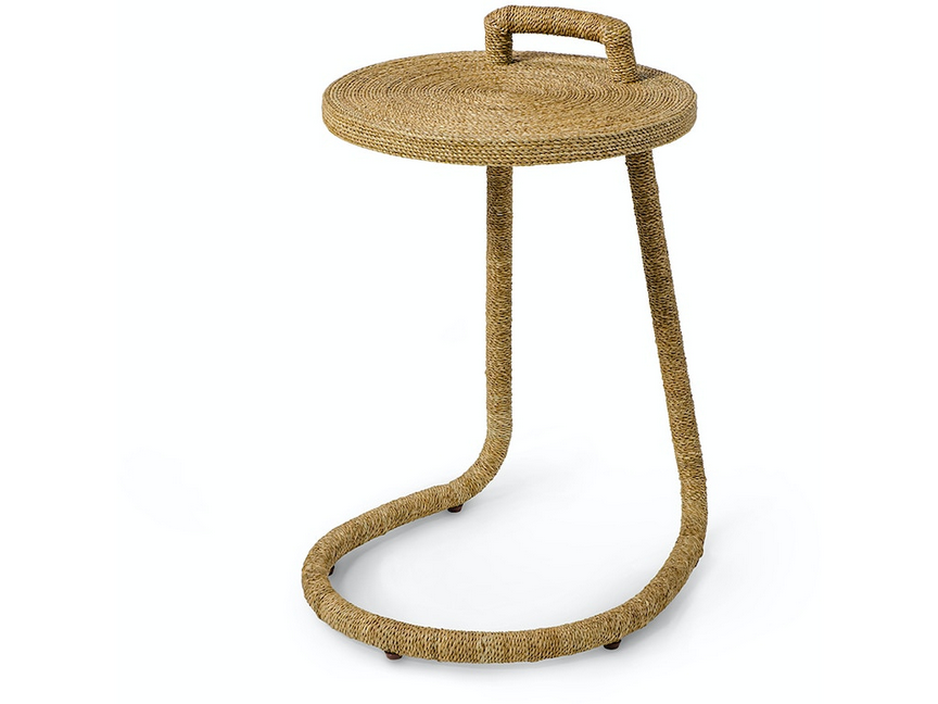 BRENNA C-SIDE TABLE, NATURAL - 17.5"l x 19.75"w x 27"h