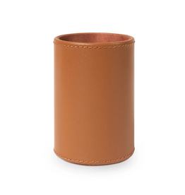 Hunter Pen / Pencil Cup/Tan  3W x 3D x 4.75