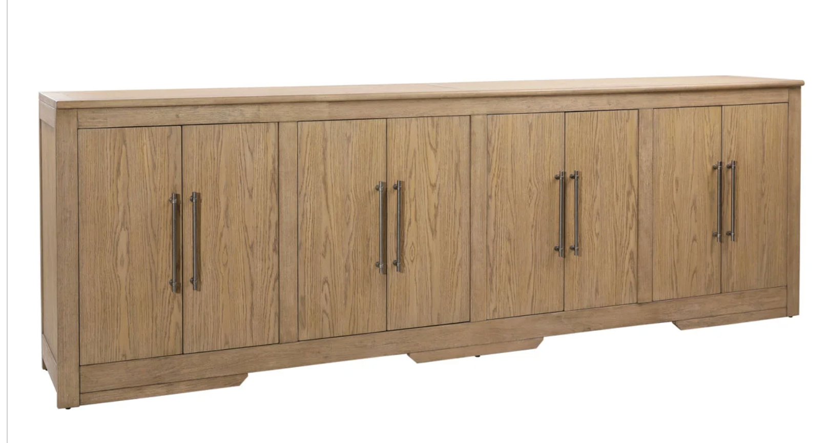Delacruz Sideboard Natural-8doors / 106.5x36.5x19