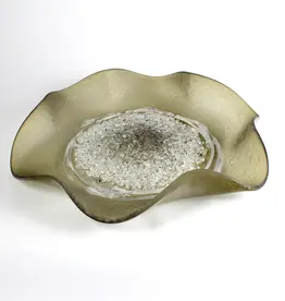 Round Table Top Dish 20" Hard Candy Olive Green