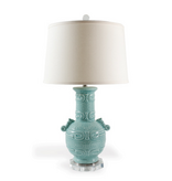 Dynasty Celadon Lamp - 31"H x 18"D