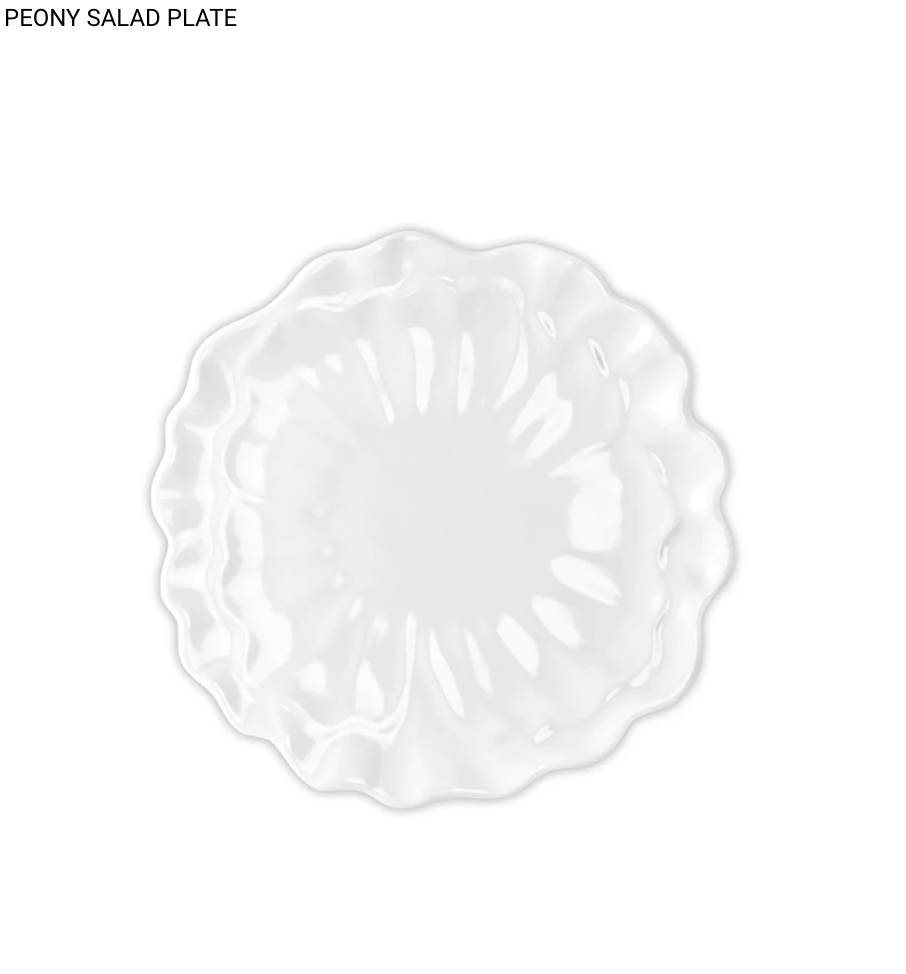 Q Home Design Peony Salad Plate 8.5"