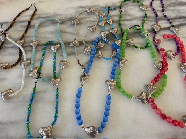 Joanie's Big Heart Necklaces
