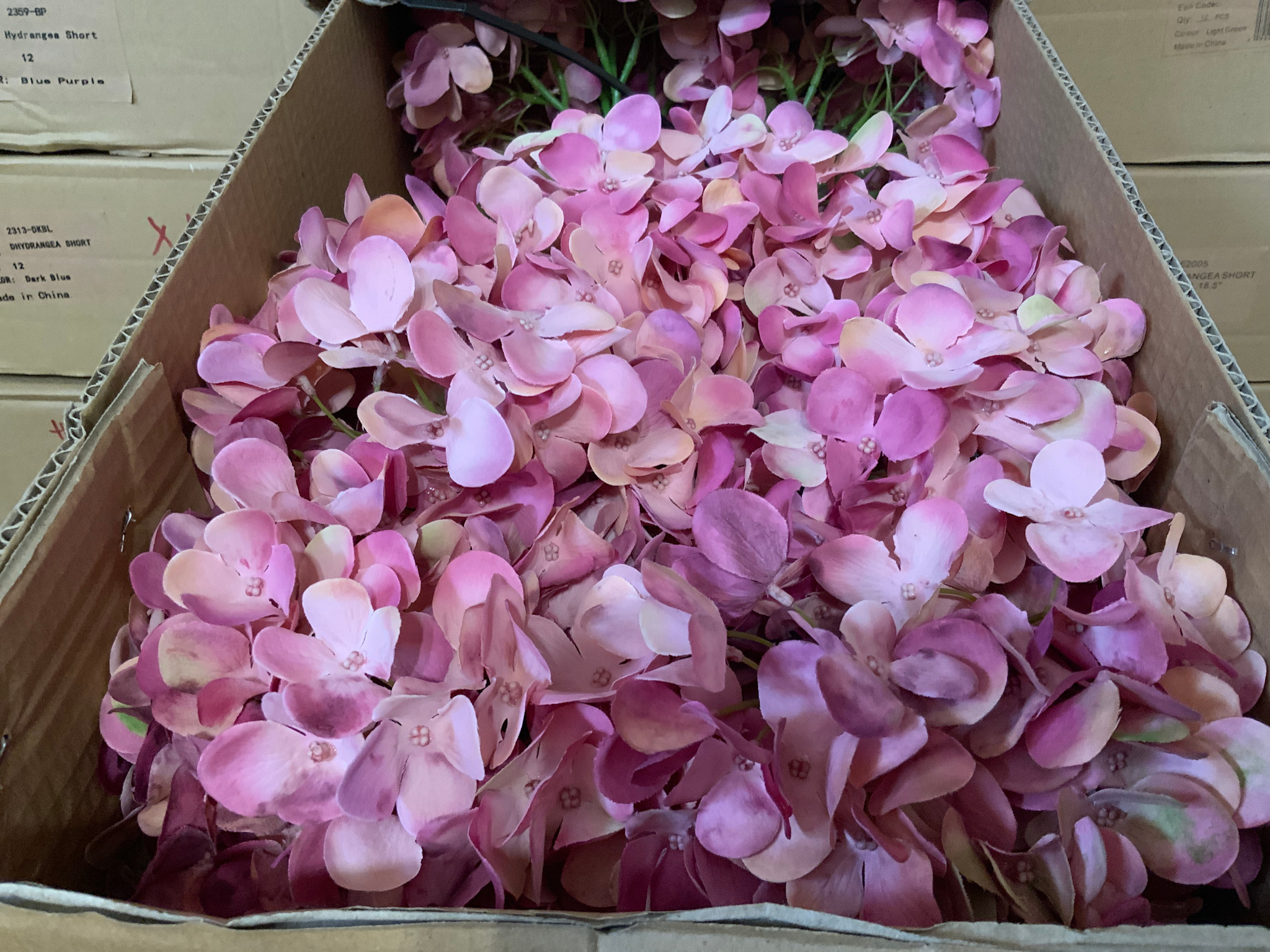 Hydrangea Stem Mauve Green