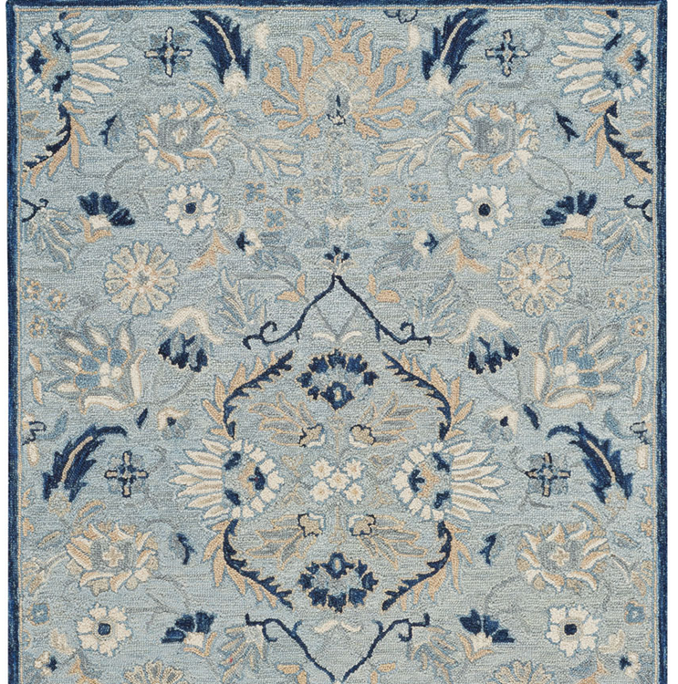 Avanti-Eleanor Ice Blue - Wool -  5'0" x 8'0"