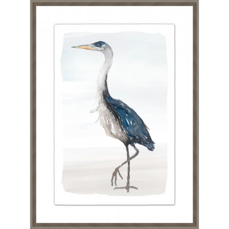 Watercolor Heron 1 28" x 38"