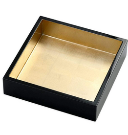 Black/Gold Cocktail Napkin Holder