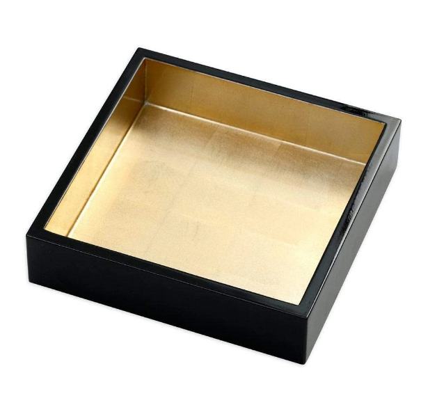 Black/Gold Cocktail Napkin Holder