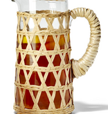 Island Chic Hand-Woven Lattice Pitcher 32 oz.