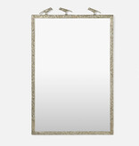 Joelle Three Bird Mirror - Silver - 26"W X 40"H