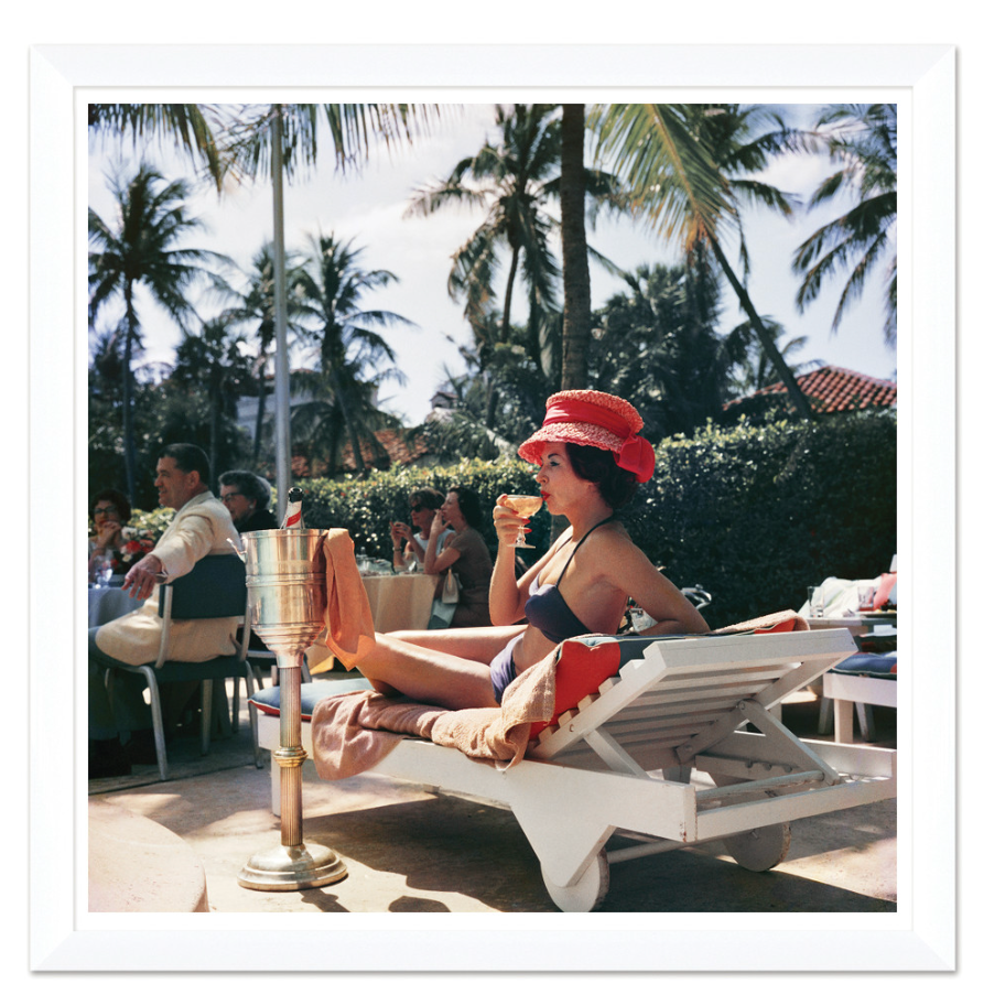 "Leisure and Fashion," Slim Aarons, January 1, 1961     36" X 36"