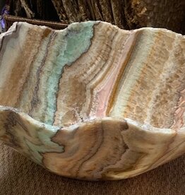 Bowl Serpentine Gray 29.5x22x11.4