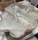 Quartz Onyx Crystalline Bowl 24.4x20.5x6.7