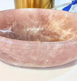 Rose Quartz Bowl / Hand-carved 3.7kg -10.5x7x3.5
