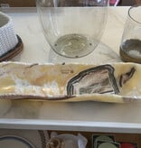 Quartz Onyx Canoe Zebra 31.5x8.7x4.3