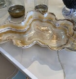 Quartz Onyx Centerpiece Crystalline /26.0 x16.1 x3.5