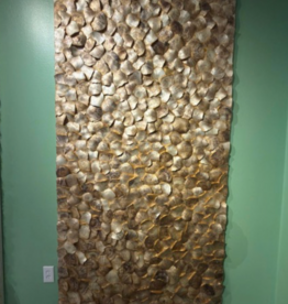Smoked and Burnt Capiz Oyster Panel 8`x4`