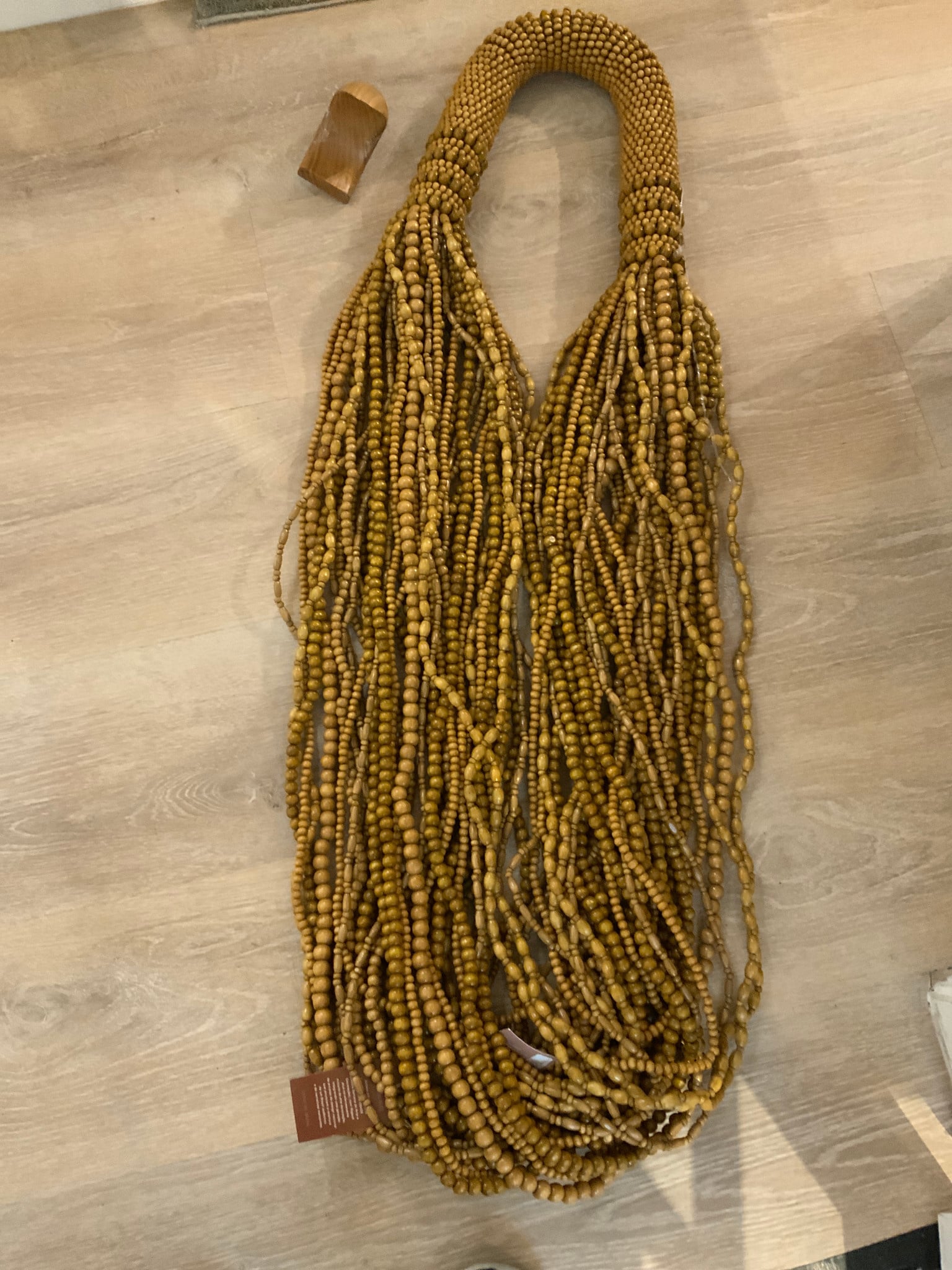 Adorno Necklace/ Beige 47.2"