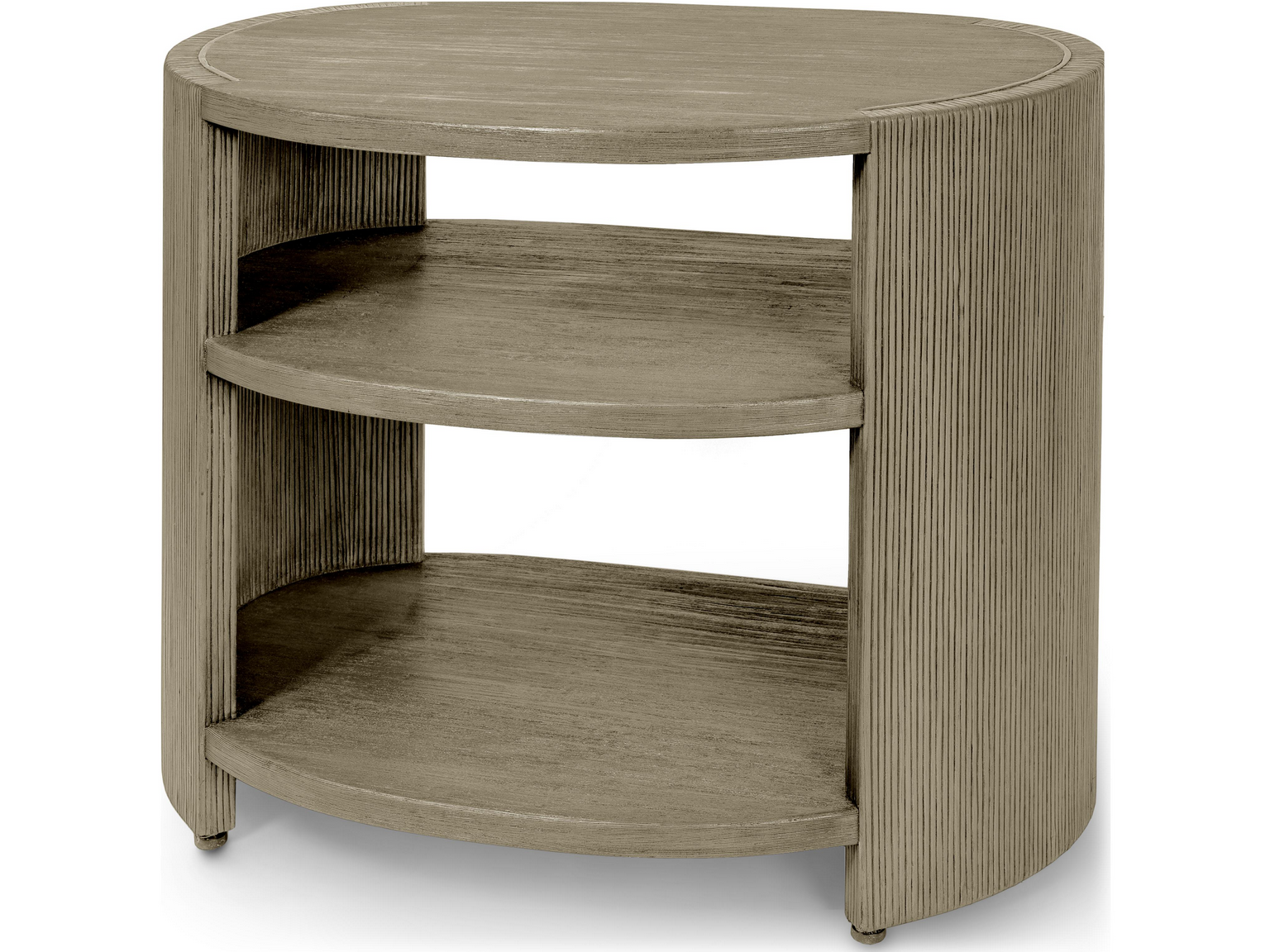 LEONARDO SIDE TABLE IN DRIFTWOOD - 36"l x 23"w x 28"h