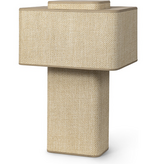 HARMON TABLE LAMP, NATURAL - 8.25"w x 5.75"dp x 22"h