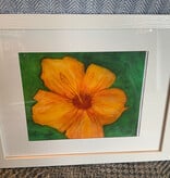 Orange Hybiscus 12.5"x 15.5"