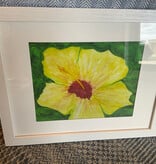 Yellow Hybiscus 12.5"x 15.5"
