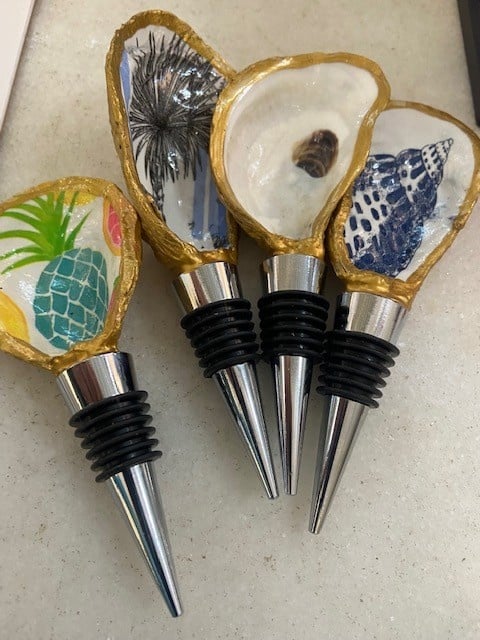 Michele's Shell Wine Stoppers/Assorted