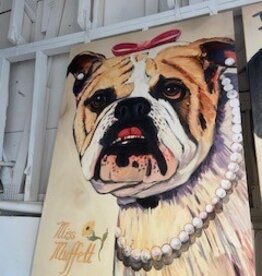 Miss Muffett Giclée 40" W x 56" H by Carol Korpi McKinley